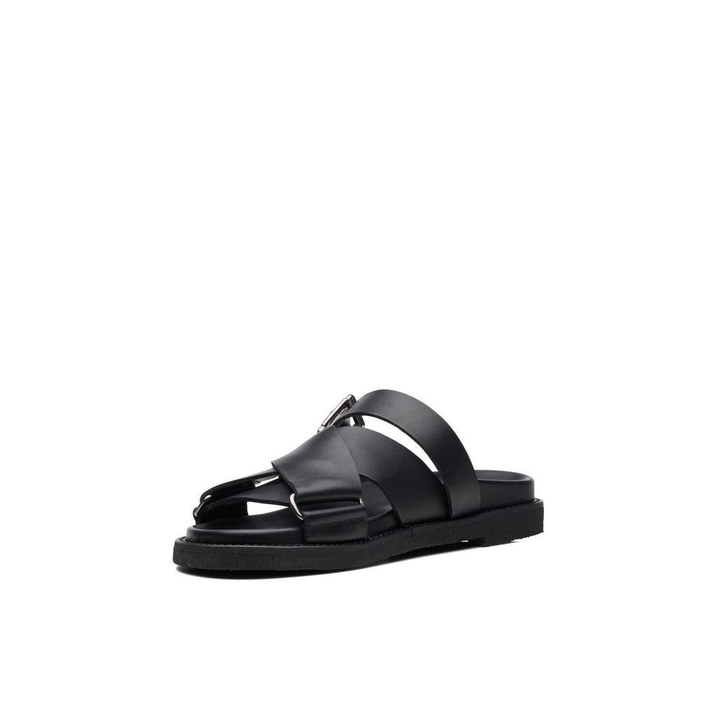 Desert Cross - Black Leather - Femme