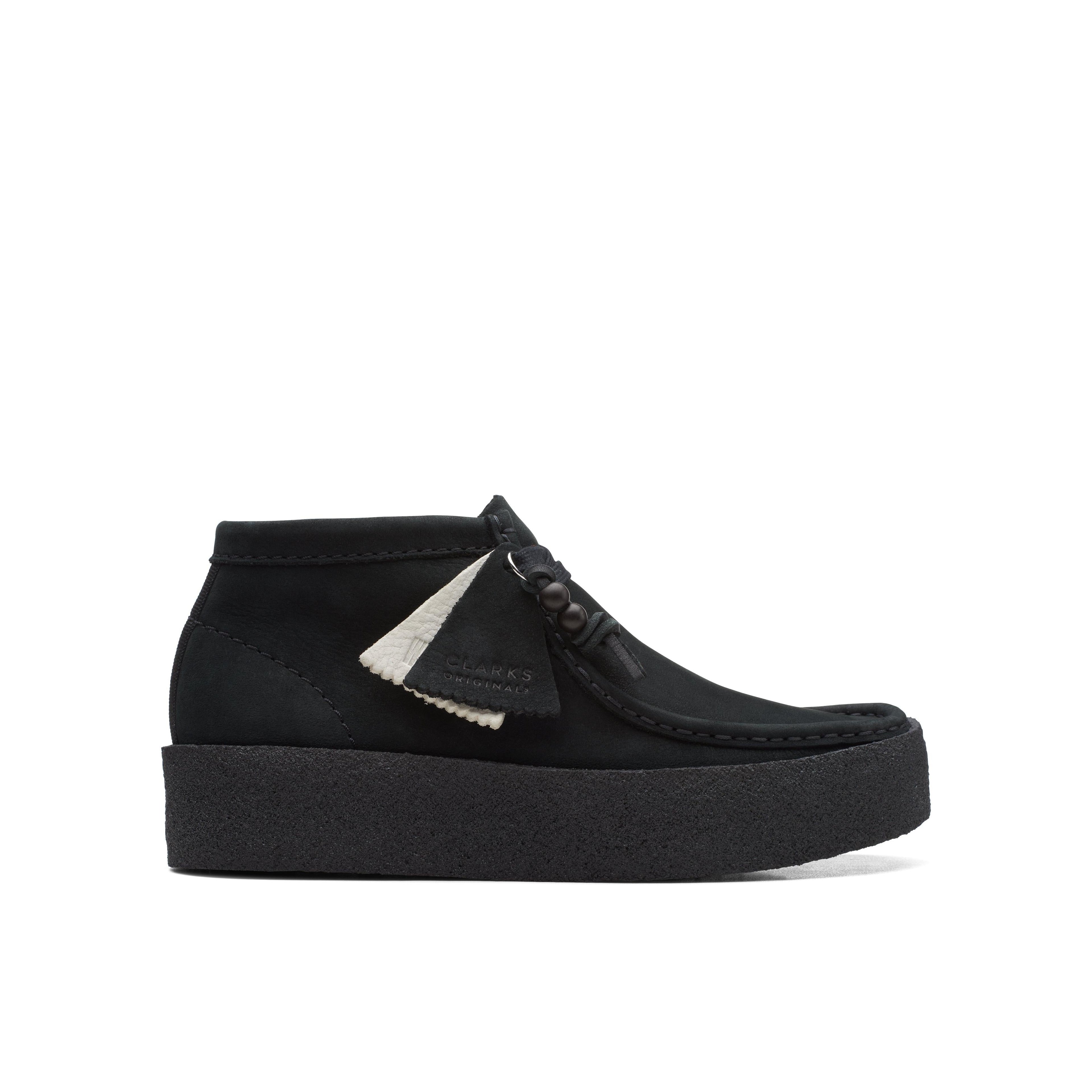 Wallabeecup Bt Nubuck negro - Mujer