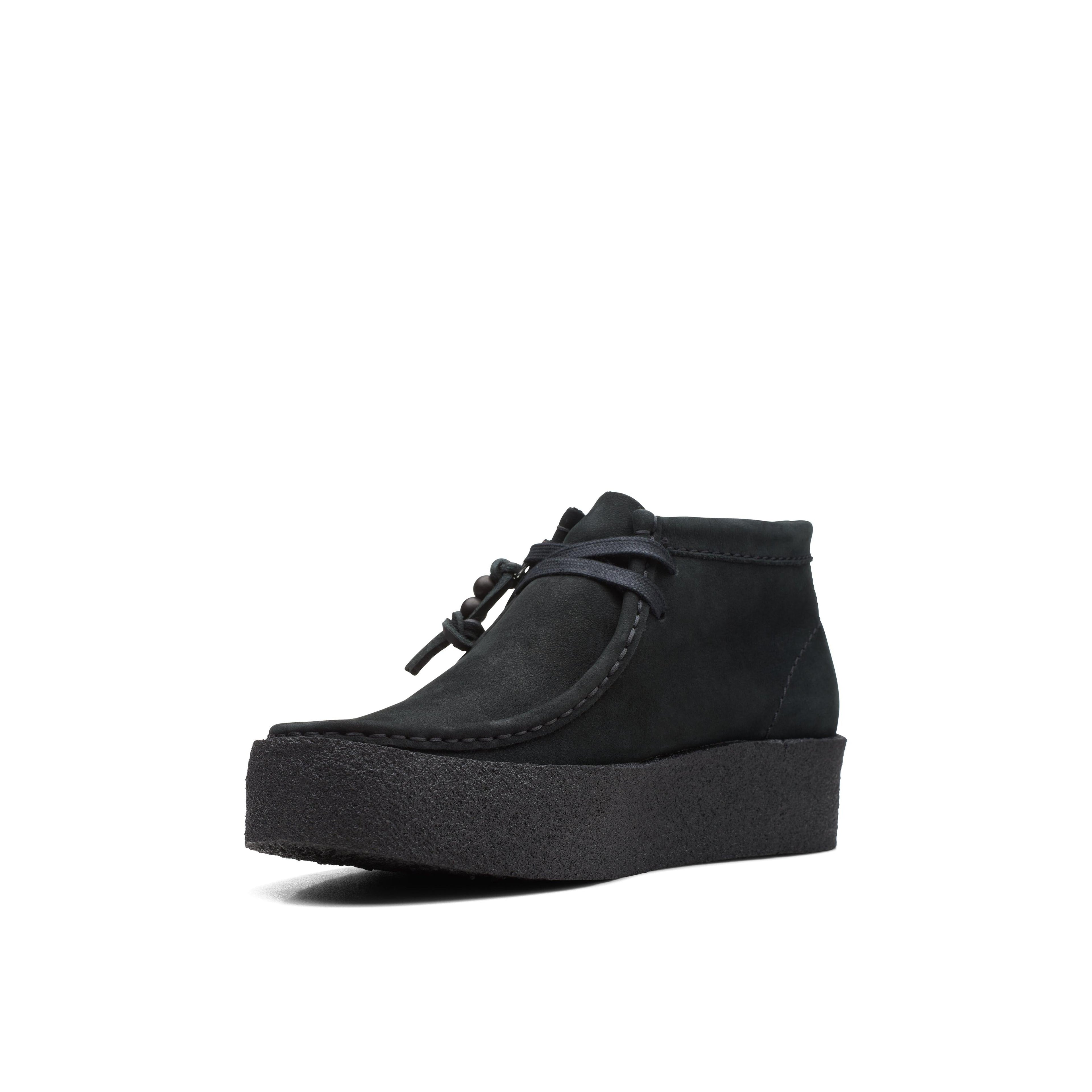 Wallabeecup Bt Nubuck negro - Mujer