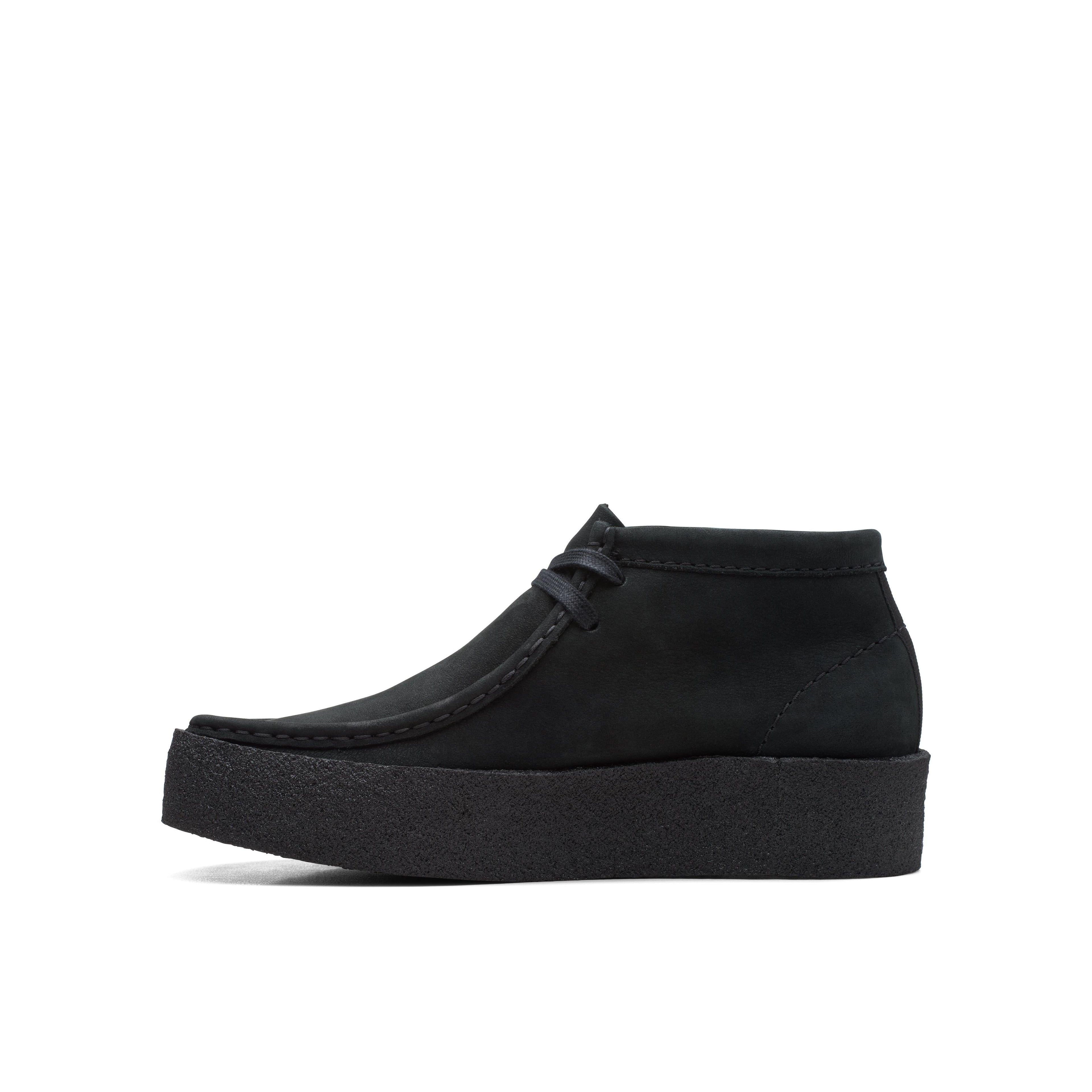 Wallabeecup Bt Nubuck negro - Mujer