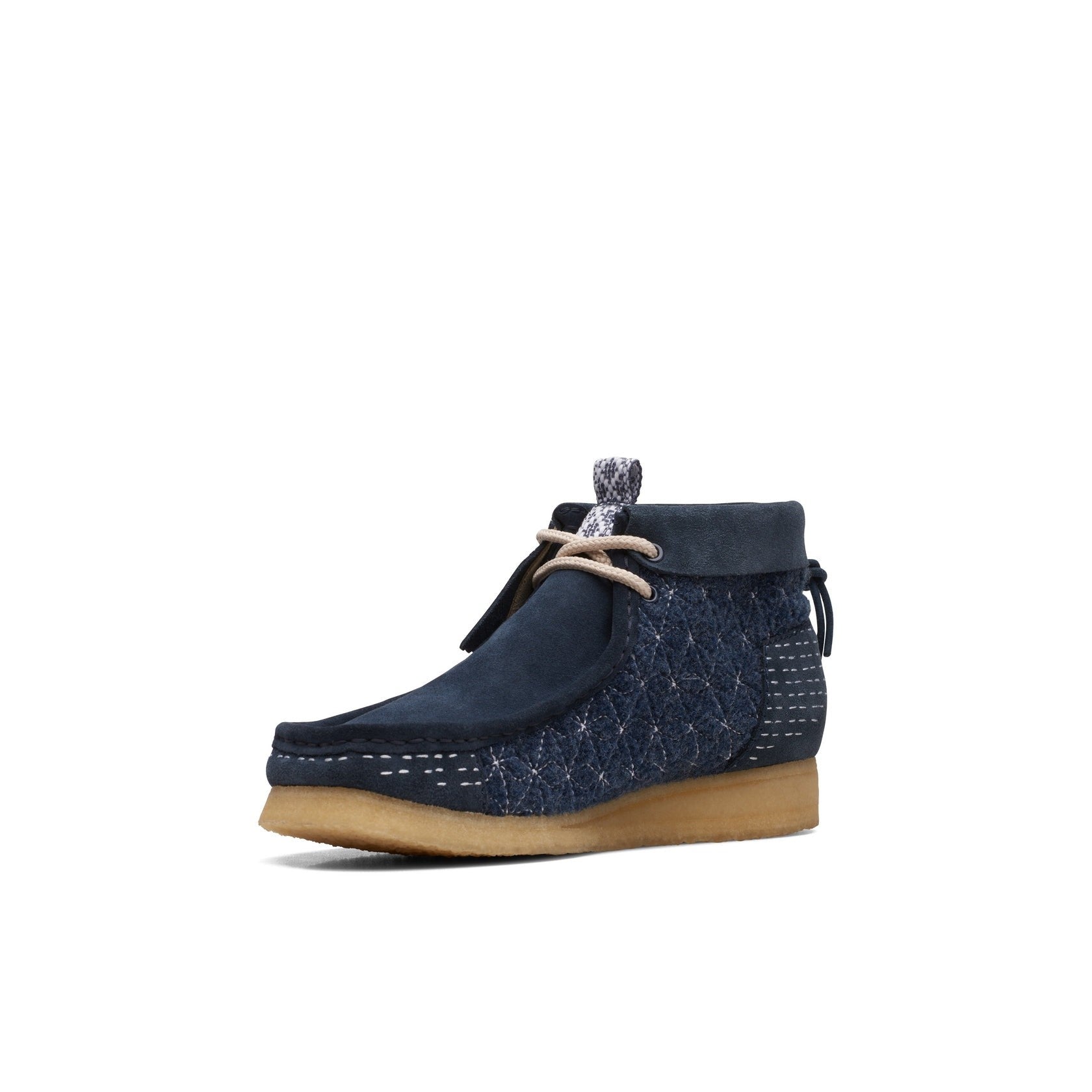 Botas Wallabee Boot - Navy Sashiko - Hombre
