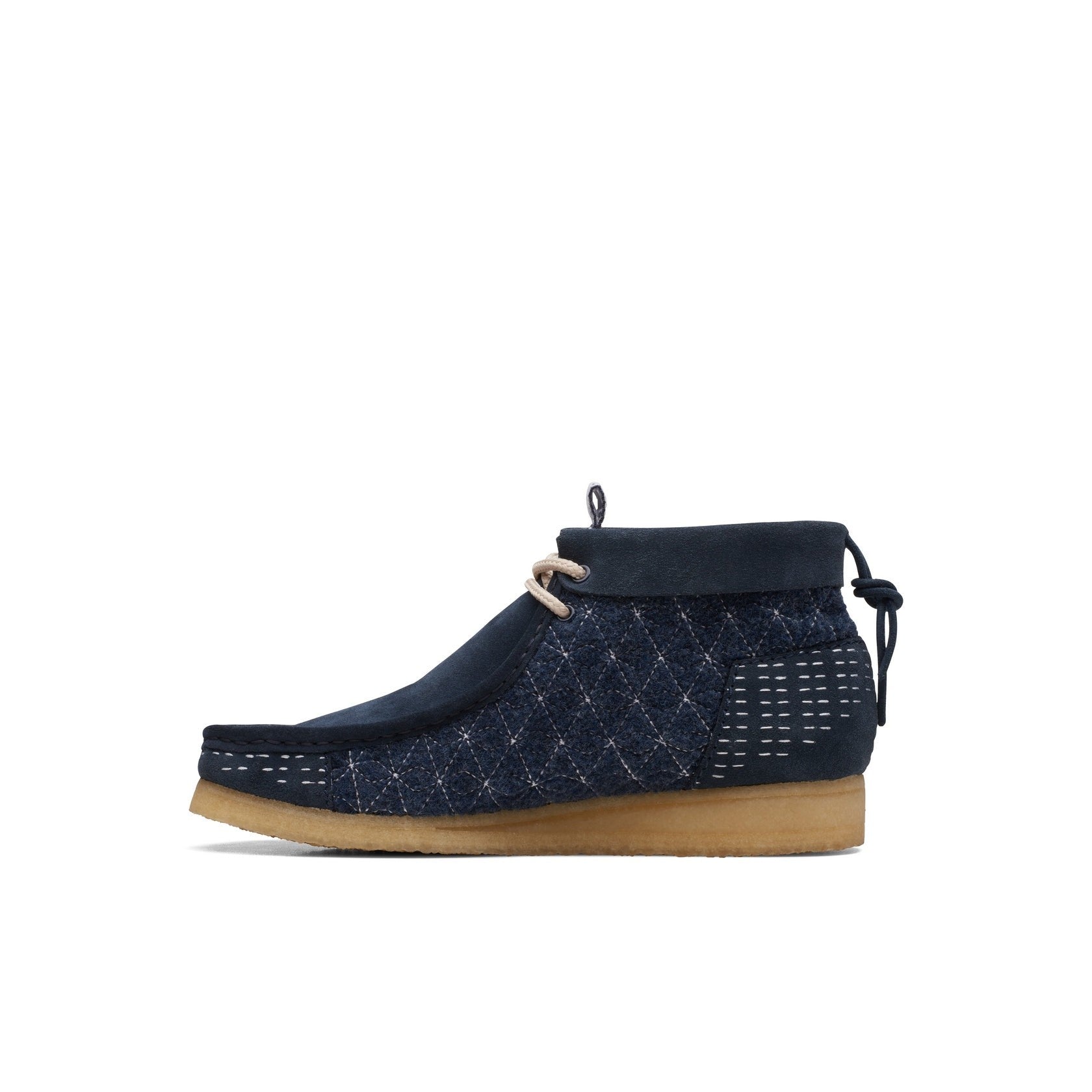 Botas Wallabee Boot - Navy Sashiko - Hombre