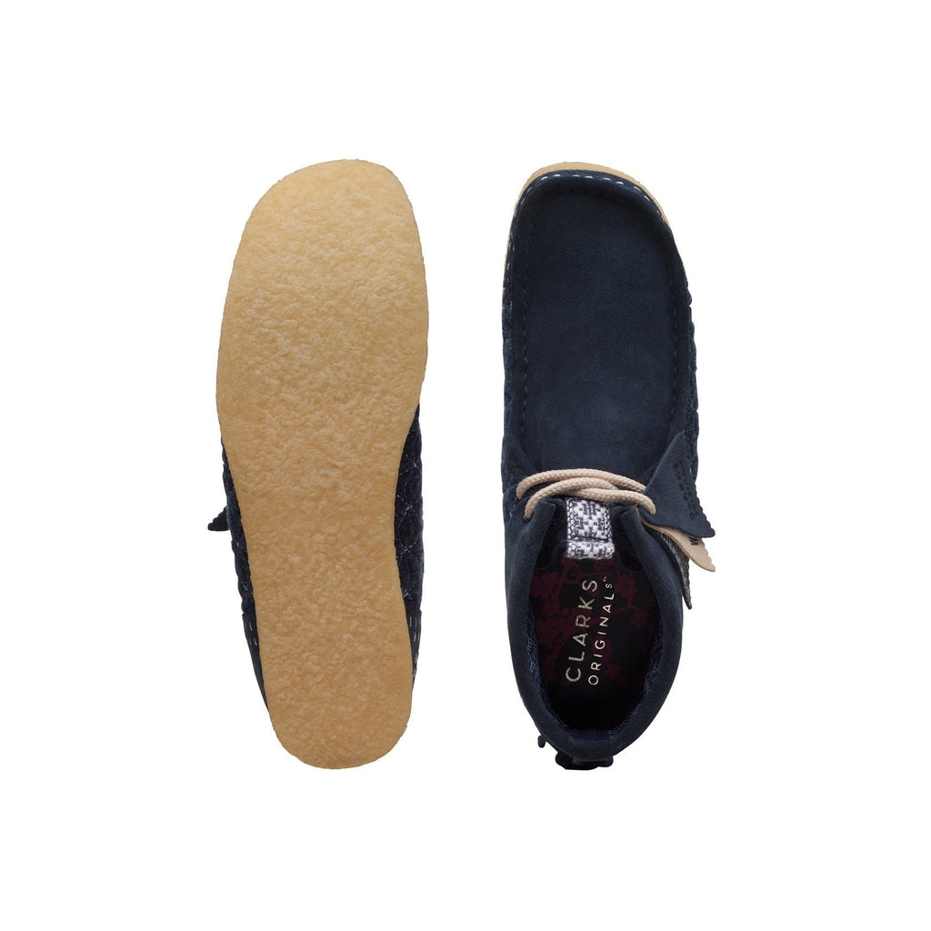 Botas Wallabee Boot - Navy Sashiko - Hombre