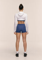 Performance Running Hot Pants - Blue Shadow