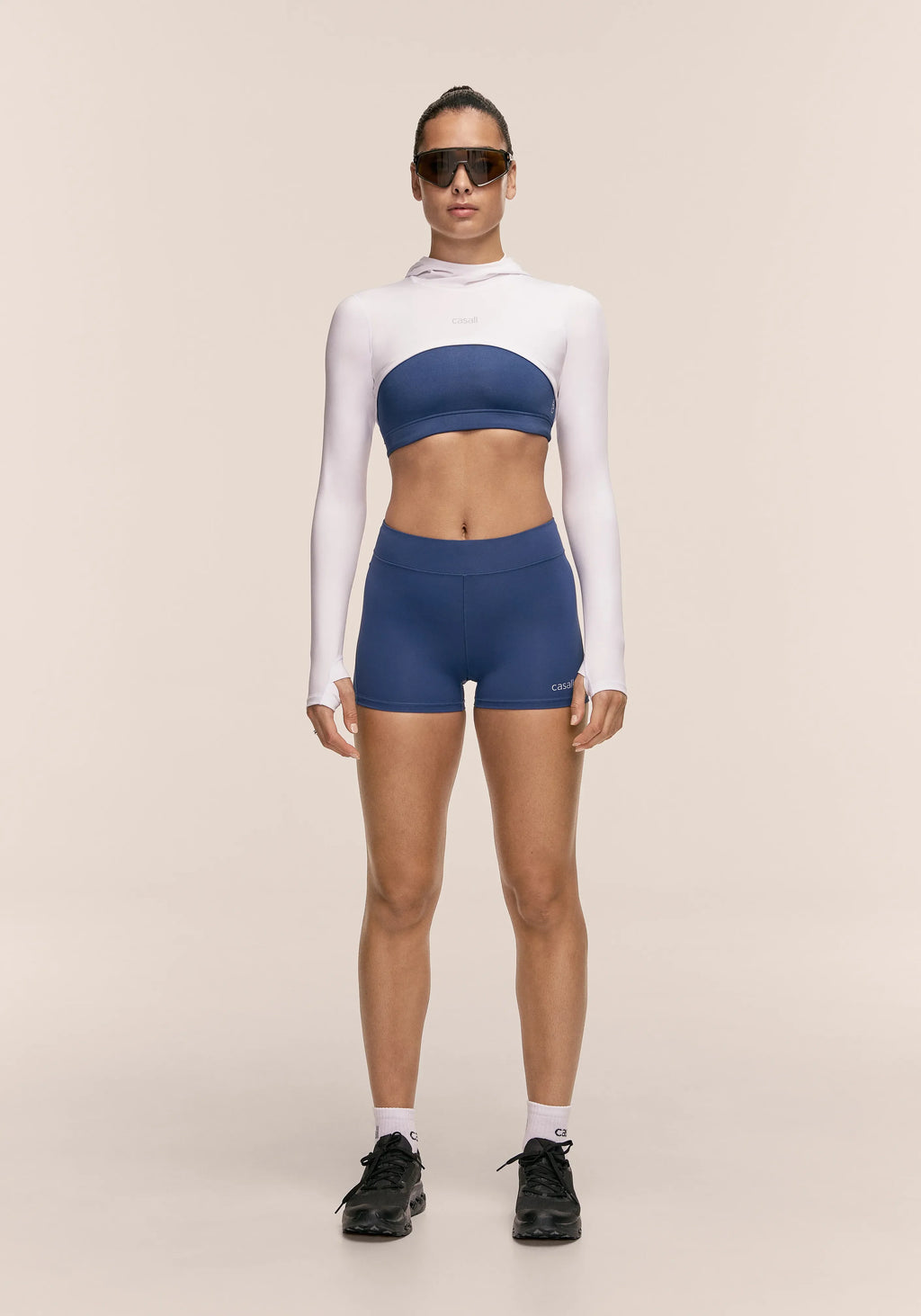 Performance Running Hot Pants - Blue Shadow