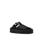 Sandales Crepe Slide - Black Nubuck - Femme