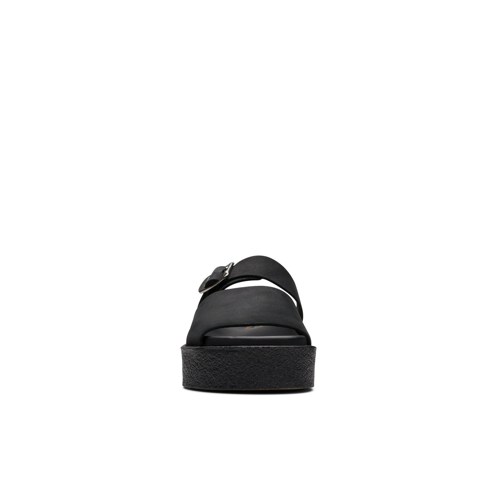 Sandales Crepe Slide - Black Nubuck - Femme