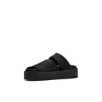 Sandales Crepe Slide - Black Nubuck - Femme