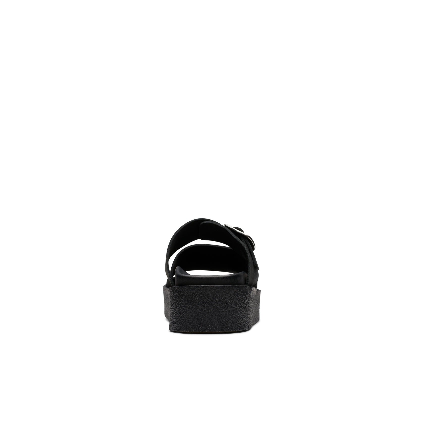 Sandales Crepe Slide - Black Nubuck - Femme