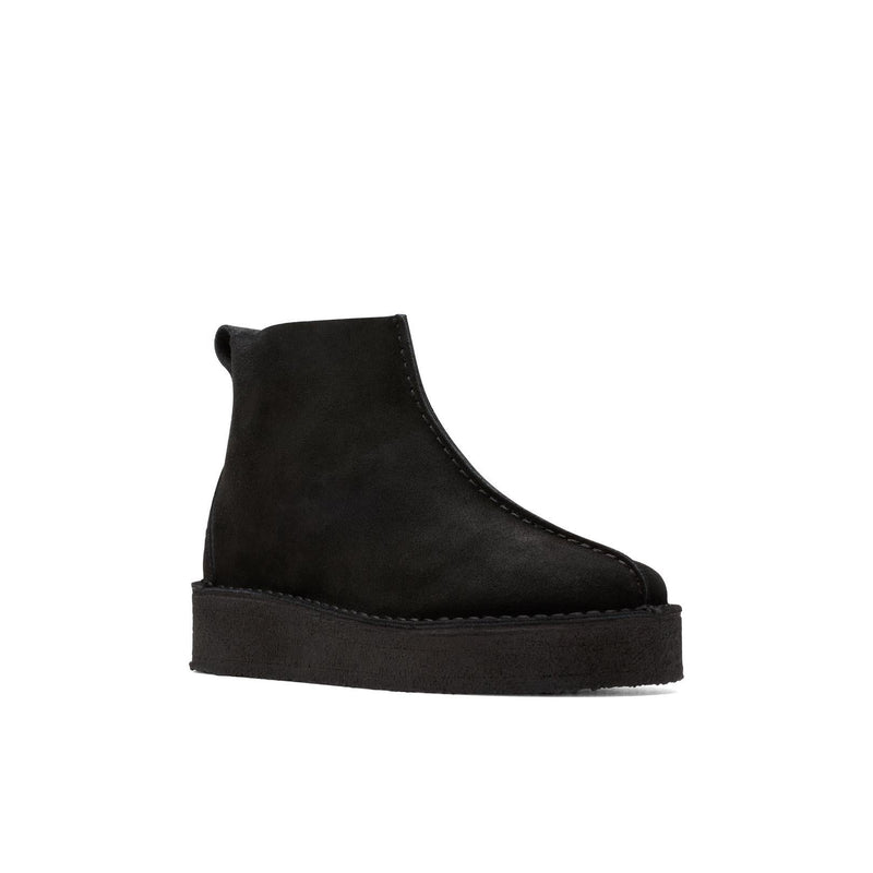 Trek Wedge Boot - Black Suede - Women's