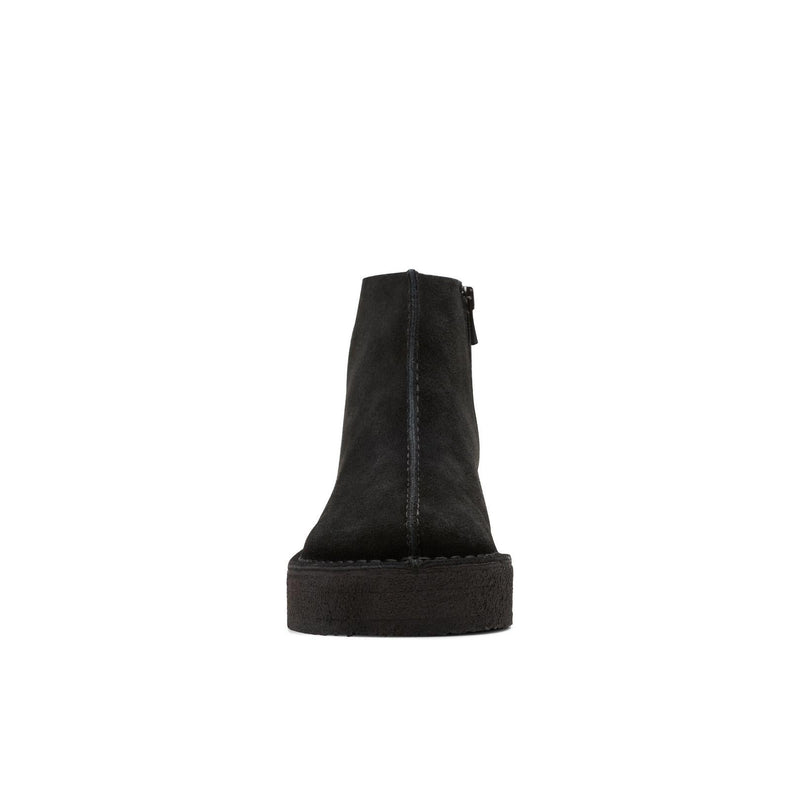 Trek Wedge Boot - Black Suede - Women's