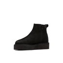 Trek Wedge Boot - Black Suede - Women's