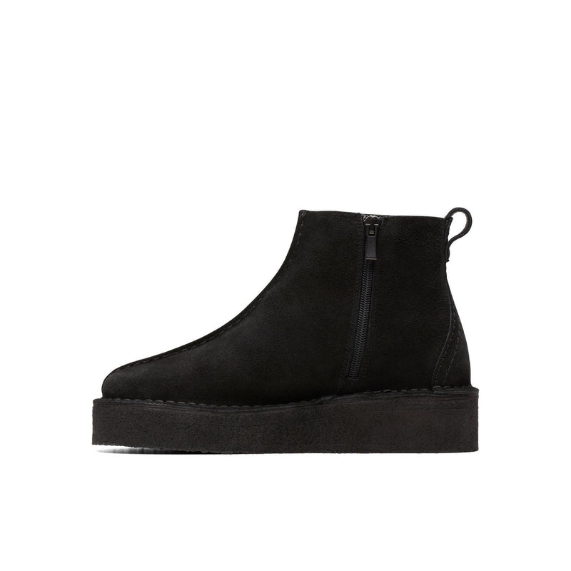 Trek Wedge Boot - Black Suede - Women's