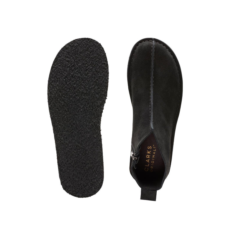 Trek Wedge Boot - Black Suede - Women's