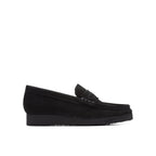 Wallabee Loafer - Black Suede - Mujer