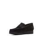 Wallabee Loafer - Black Suede - Mujer