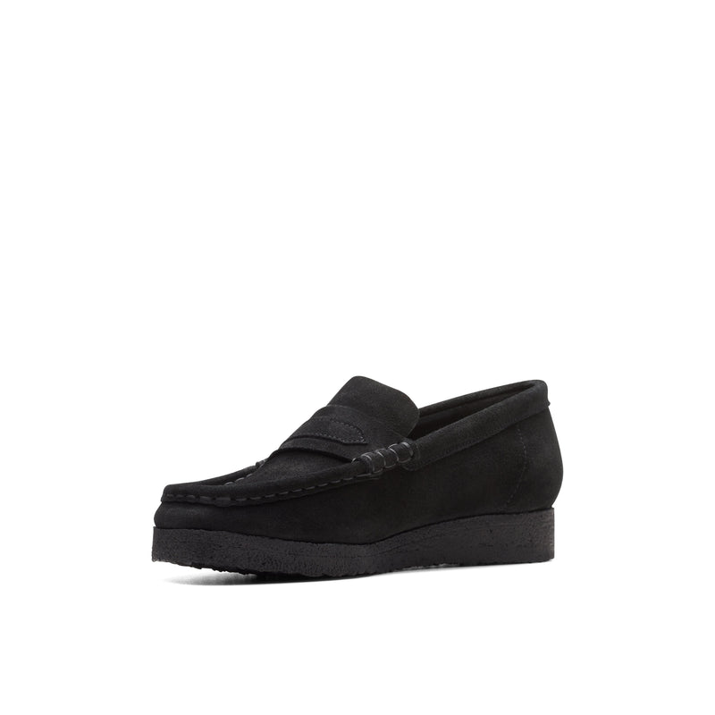 Mocasín Wallabee - Ante negro - Mujer