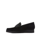 Wallabee Loafer - Black Suede - Mujer