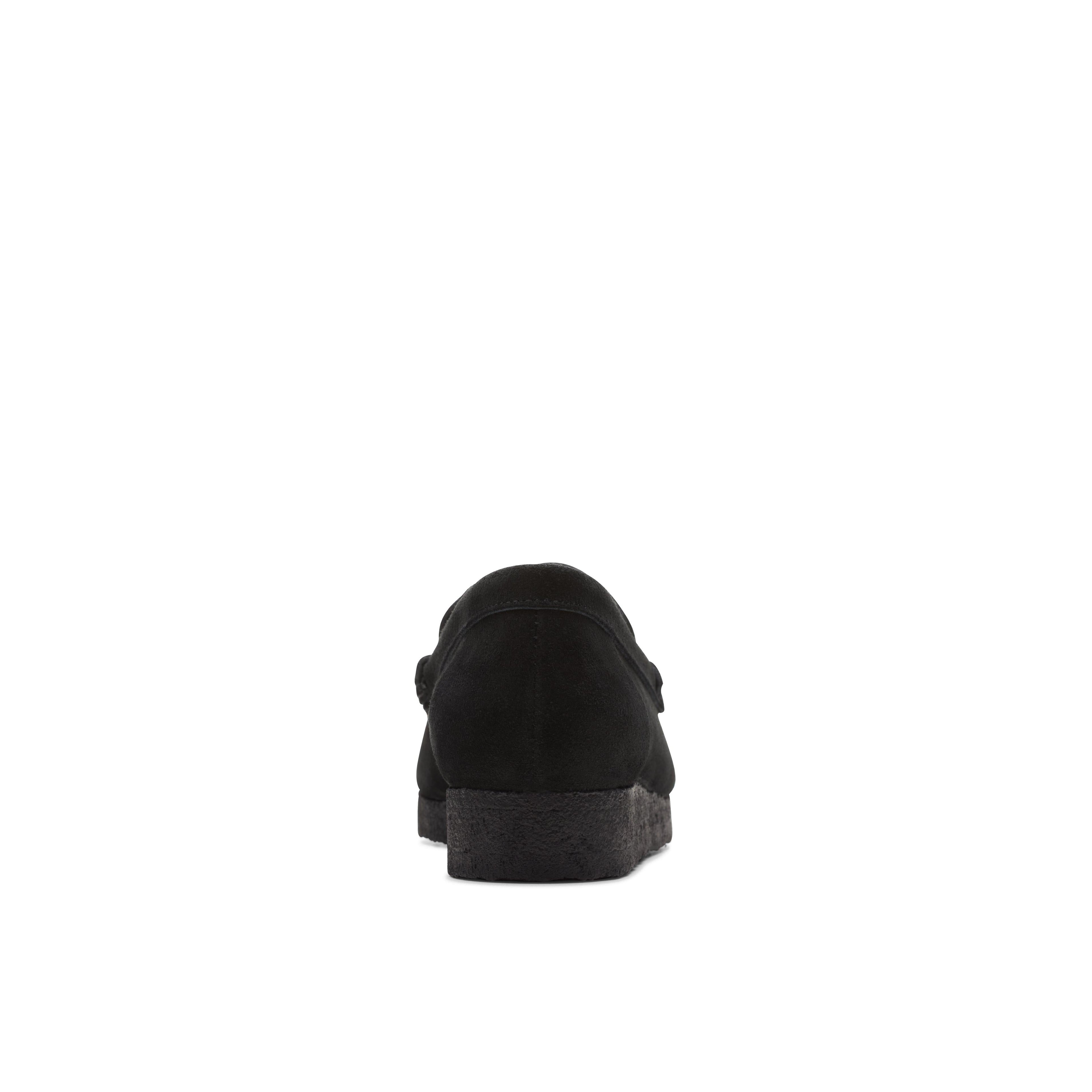 Wallabee Loafer - Black Suede - Mujer