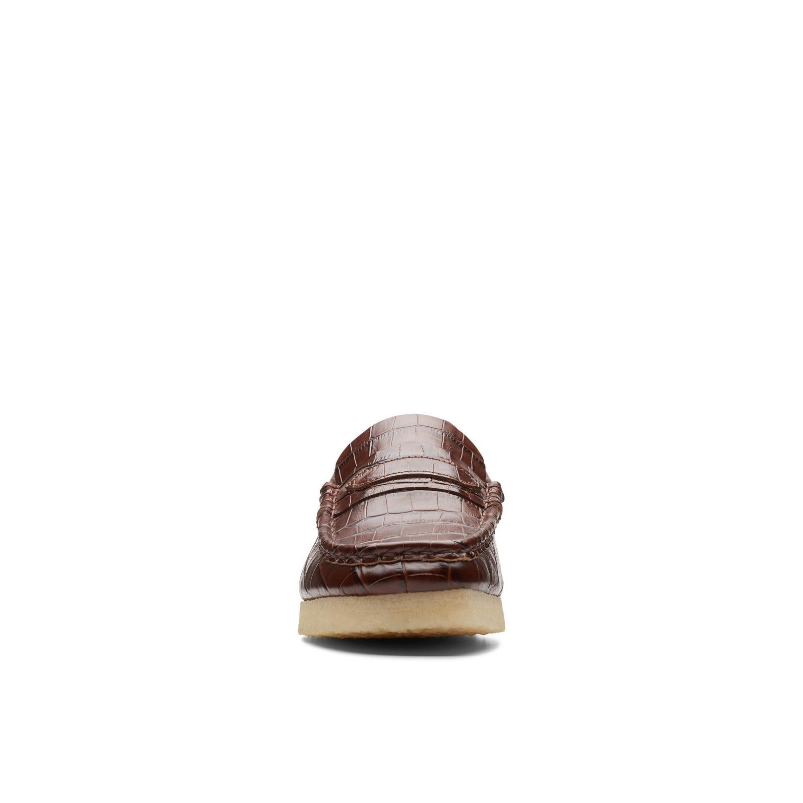 Wallabeeloafer Brown Croc Shoes - Women