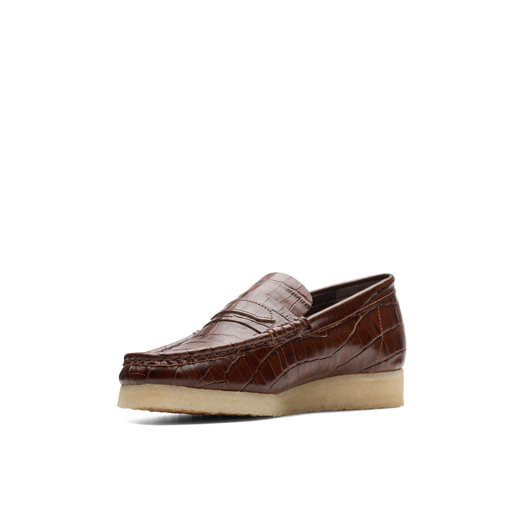 Wallabeeloafer Brown Croc Shoes - Women
