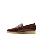Wallabeeloafer Brown Croc Shoes - Women