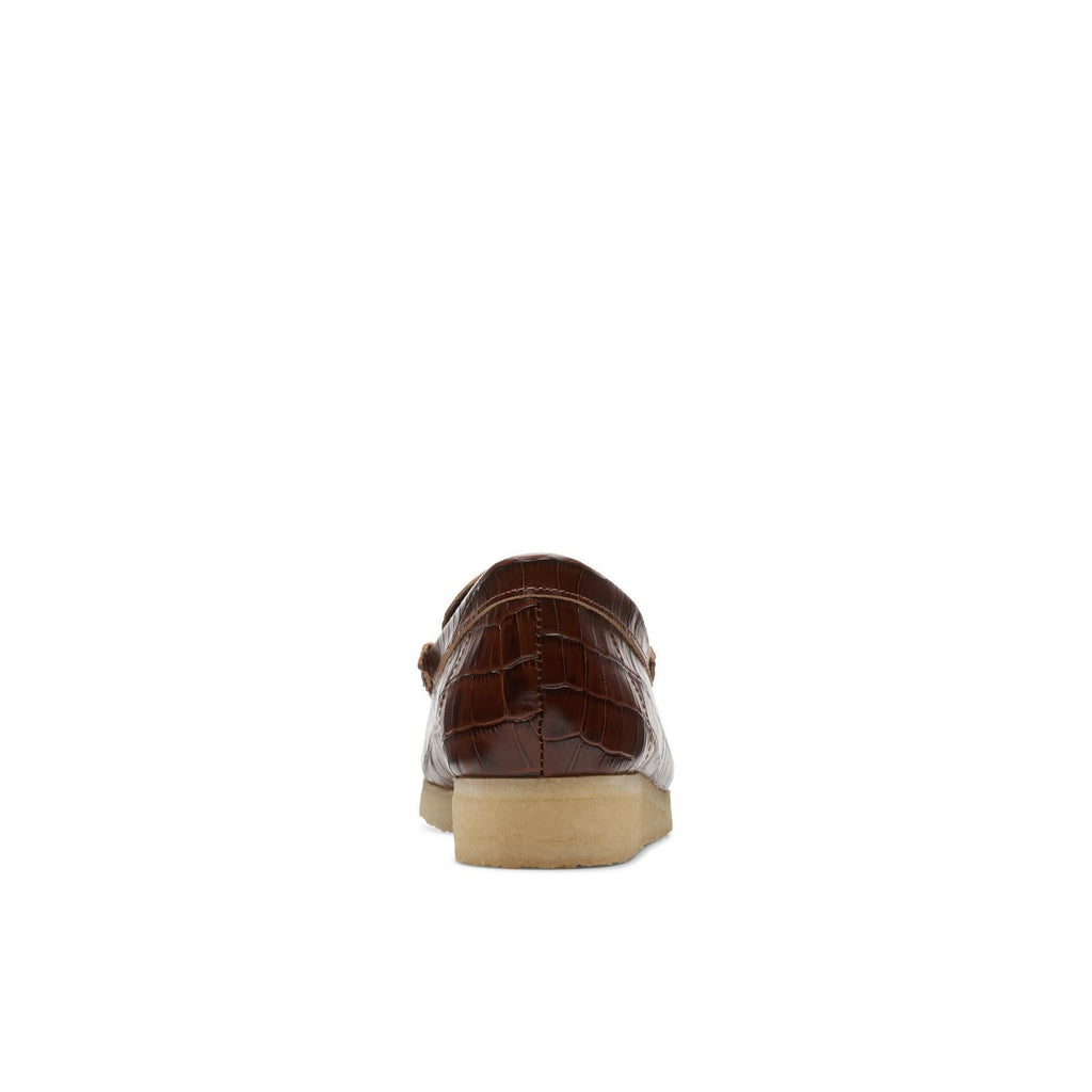 Wallabeeloafer Brown Croc Shoes - Women