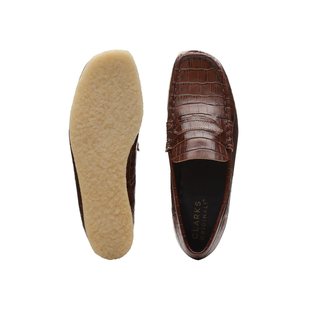 Wallabeeloafer Brown Croc Shoes - Women