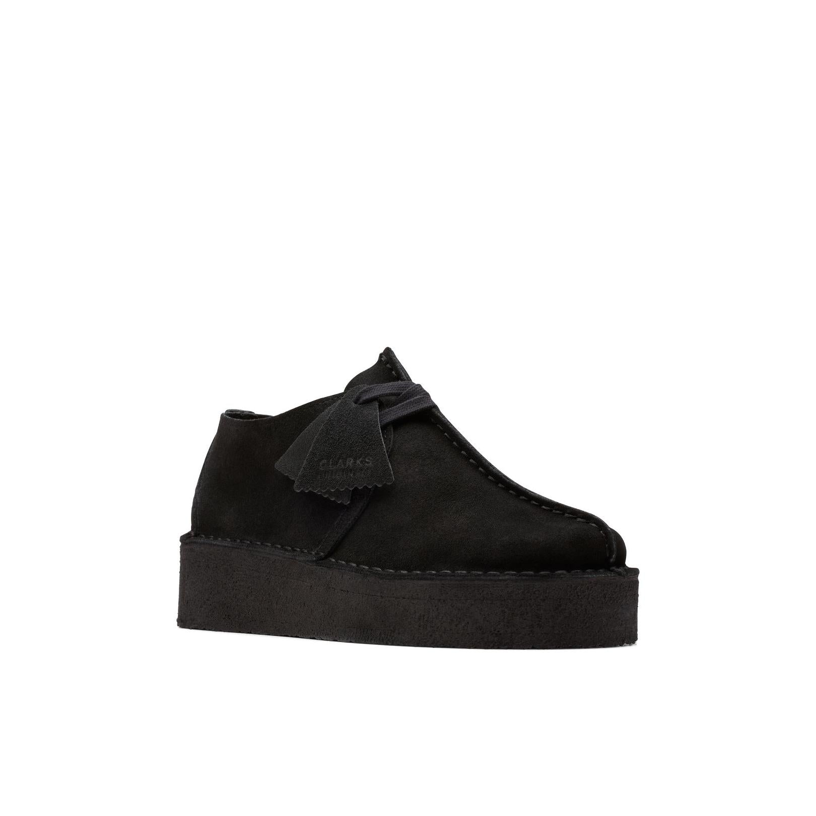 Trek Wedge - Black Suede - Women