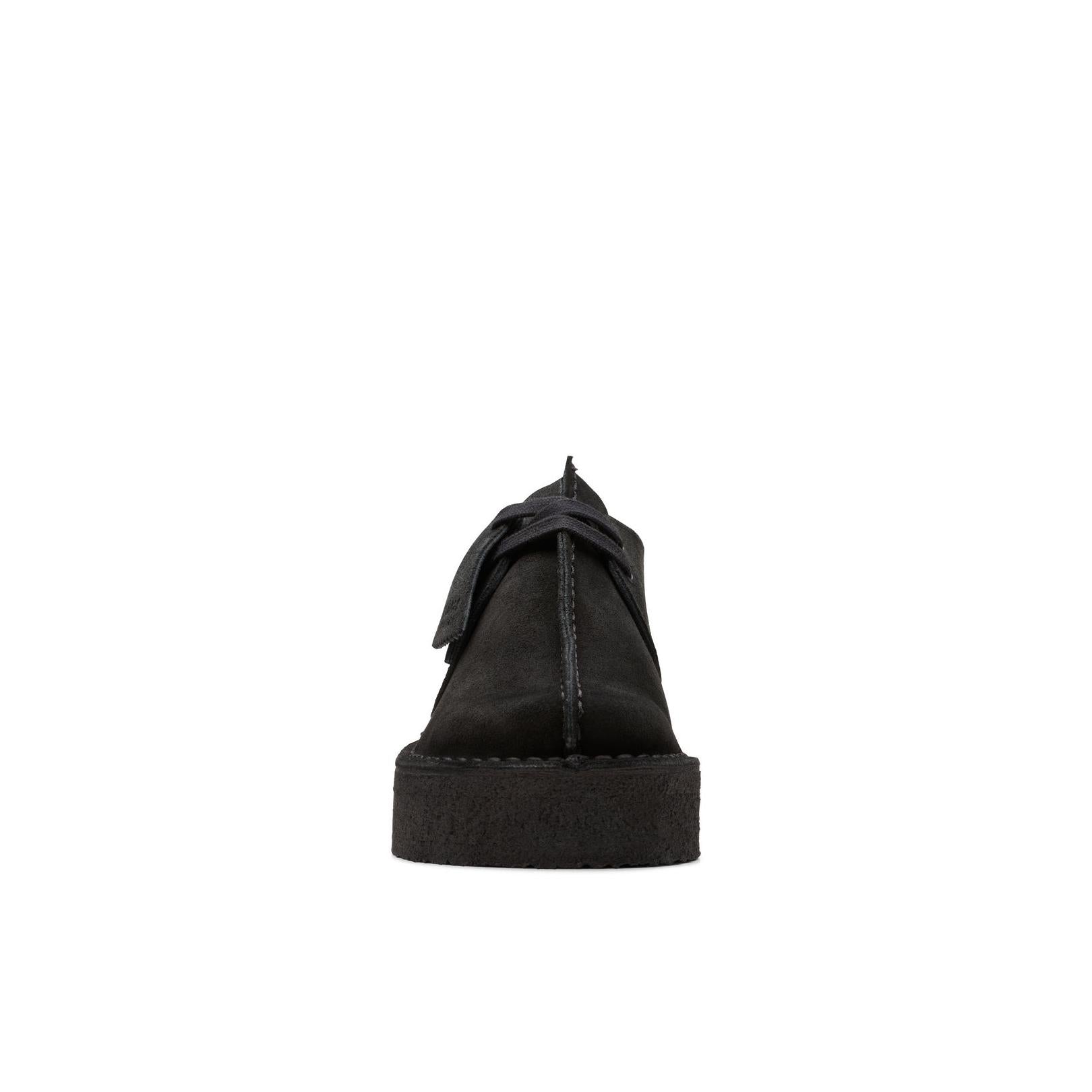 Trek Wedge - Black Suede - Women