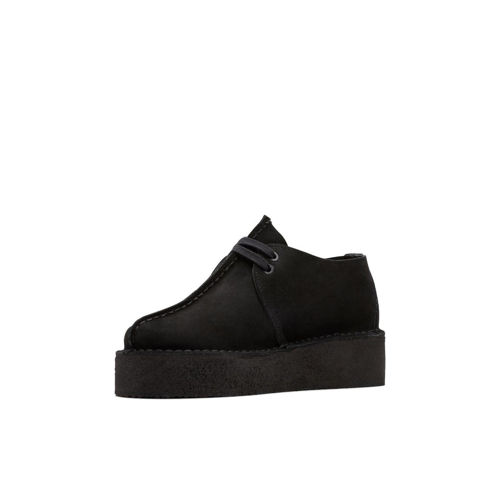 Trek Wedge - Black Suede - Women