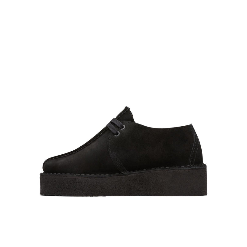 Trek Wedge - Black Suede - Women's