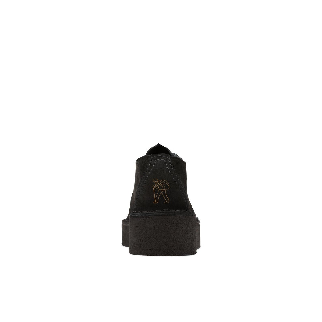 Trek Wedge - Black Suede - Women