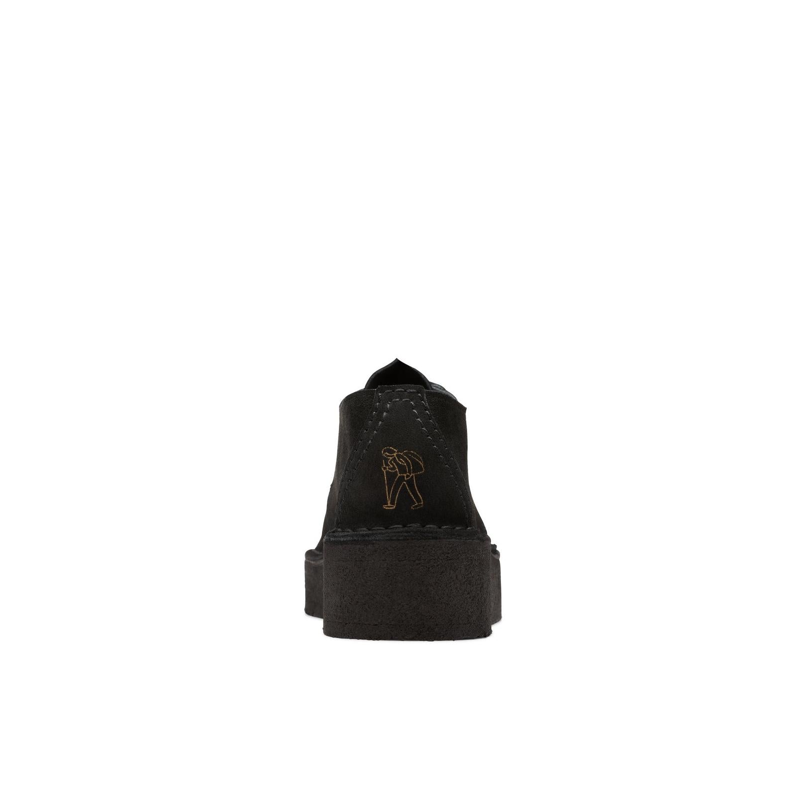 Trek Wedge - Black Suede - Women