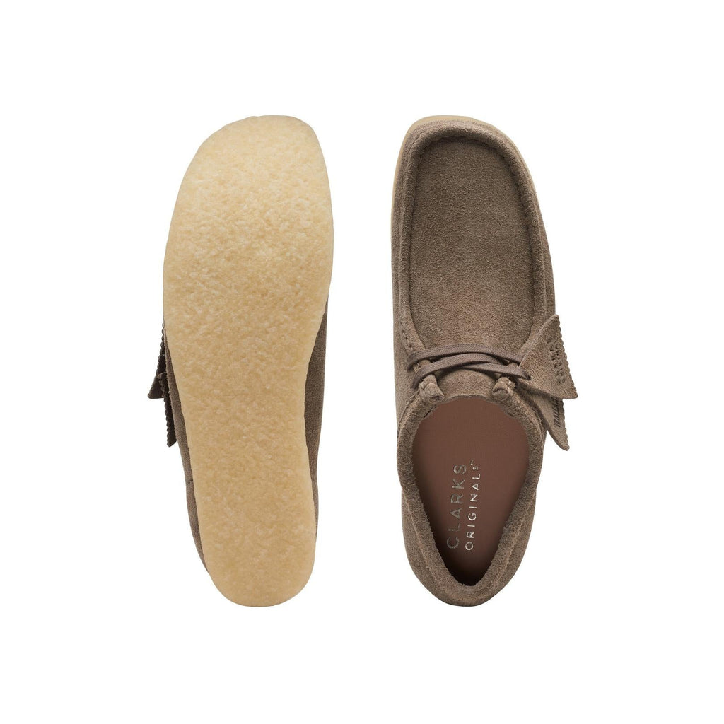 Wallabee Dark Grey Suede Shoes - Men