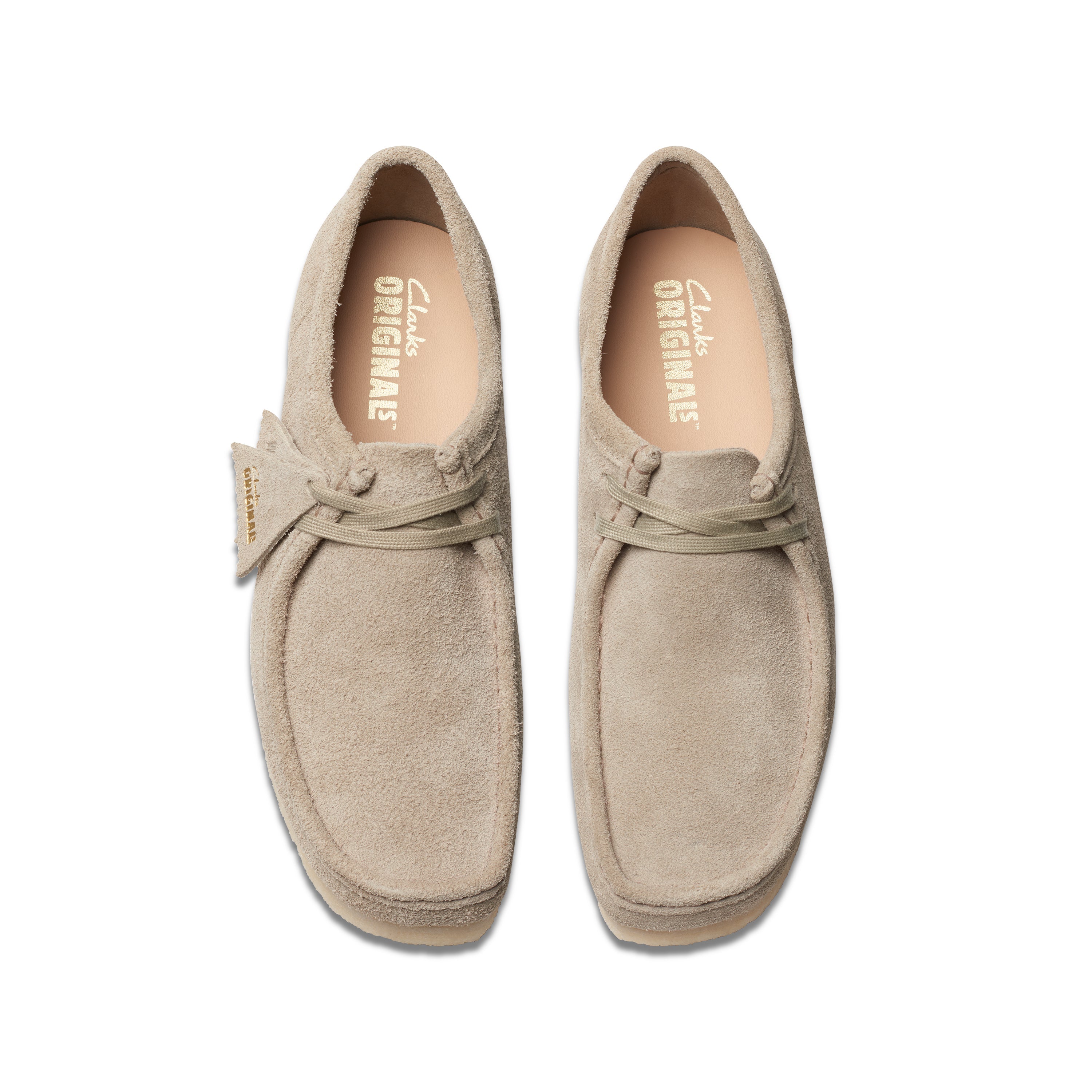 Wallabee - Ante gris pálido - Hombre