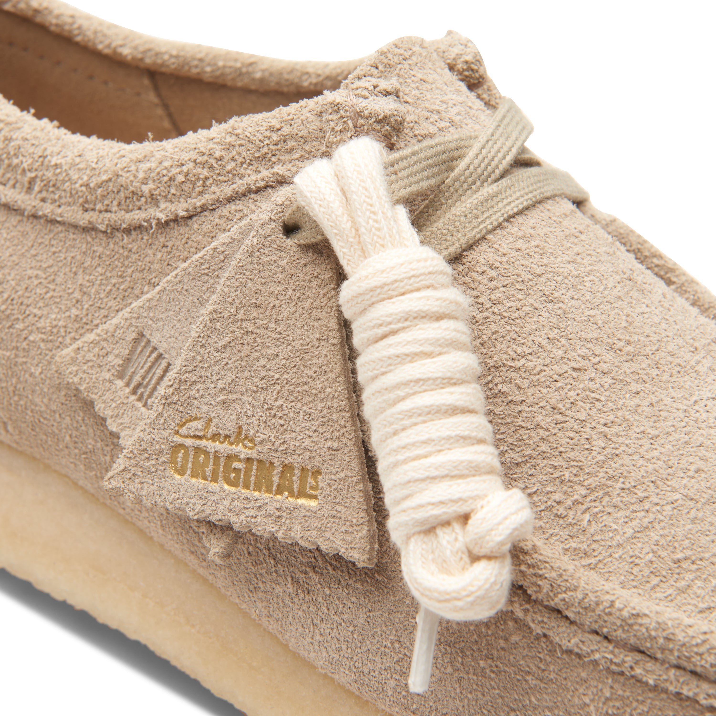 Wallabee - Ante gris pálido - Hombre