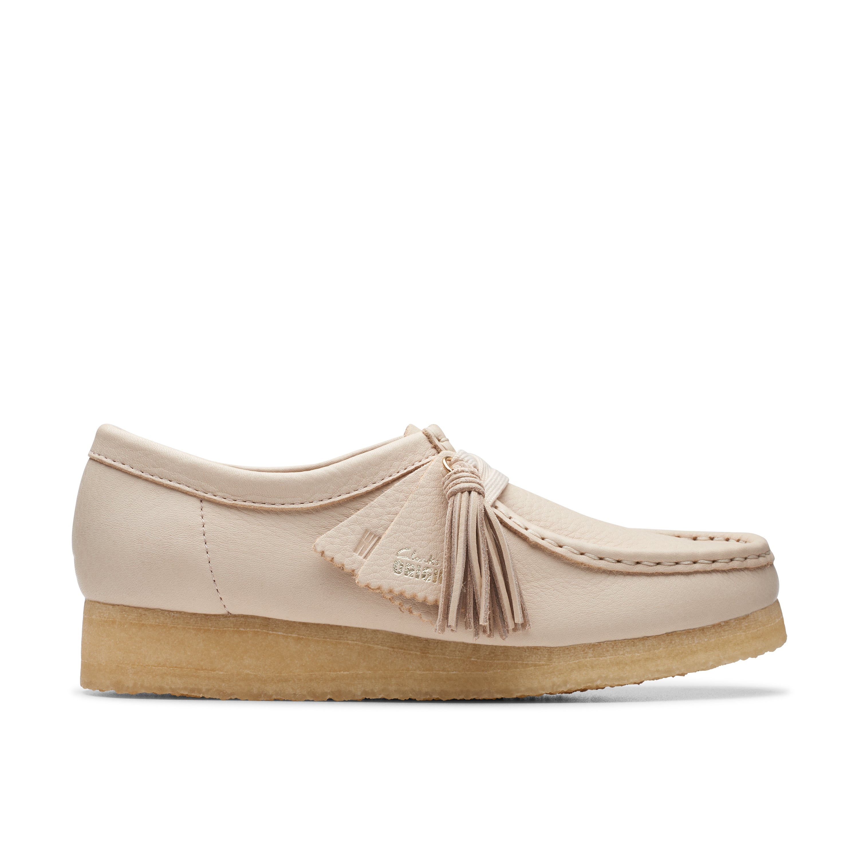 Wallabee - Beige Leather - Mujer