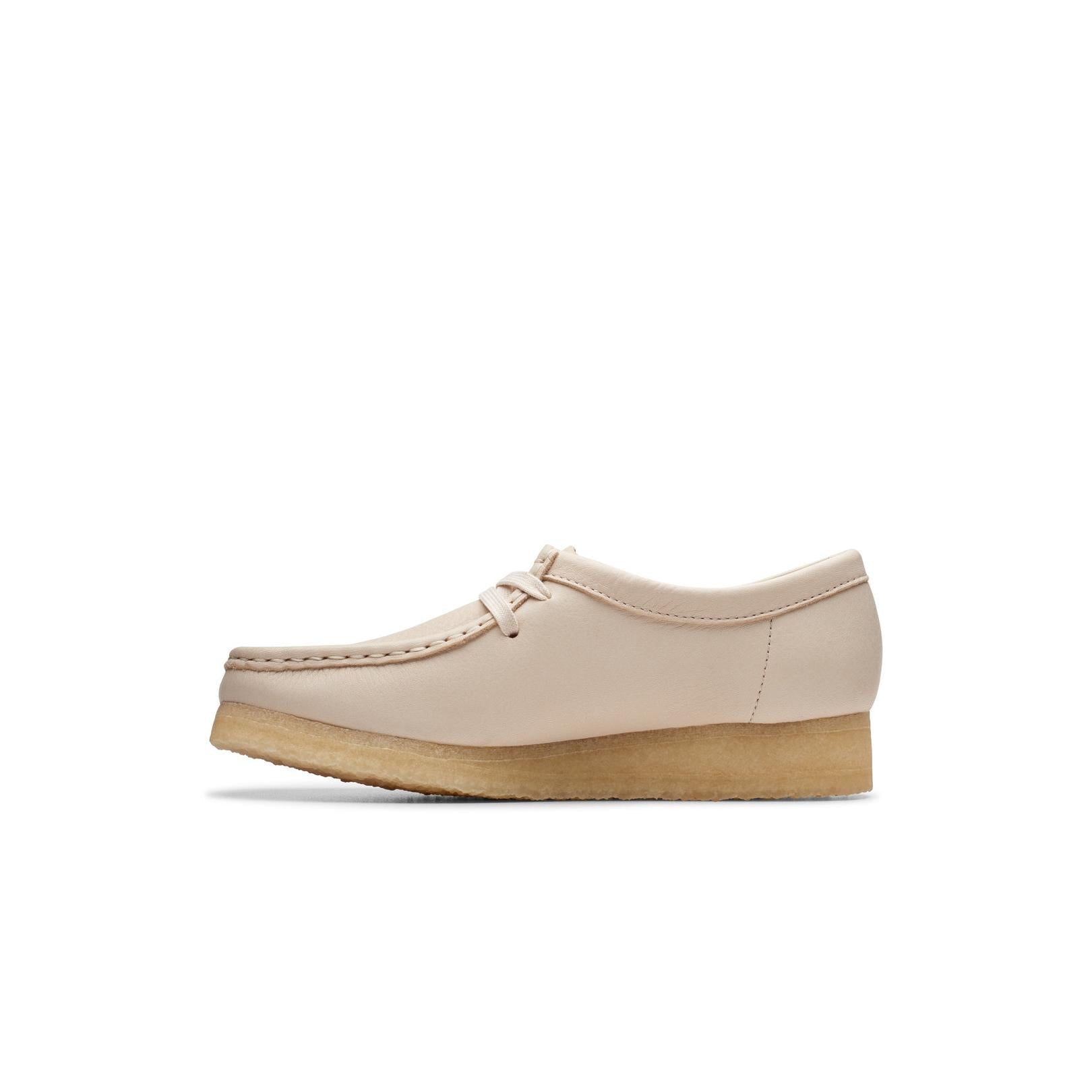 Wallabee - Beige Leather - Mujer