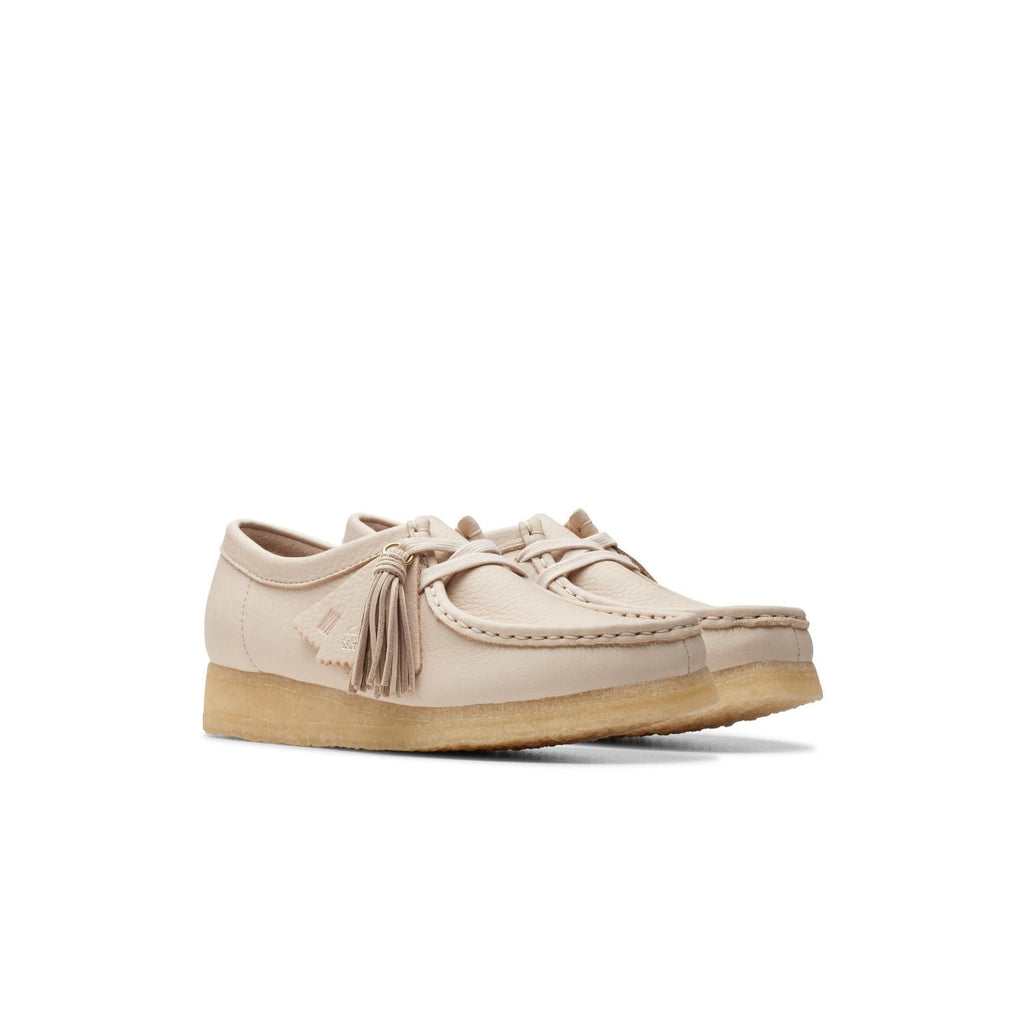 Wallabee - Beige Leather - Mujer
