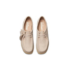 Wallabee - Beige Leather - Mujer
