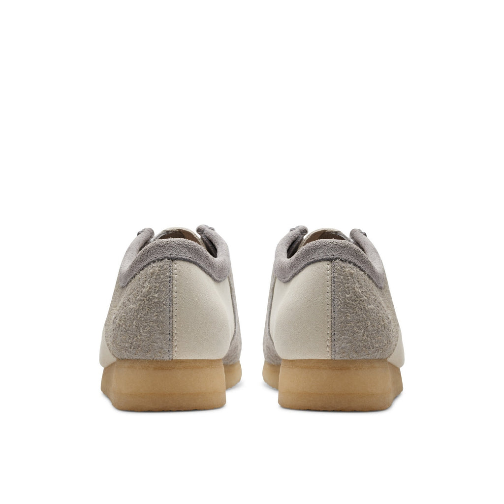 Wallabee Shoes - Grey/Off White - Men
