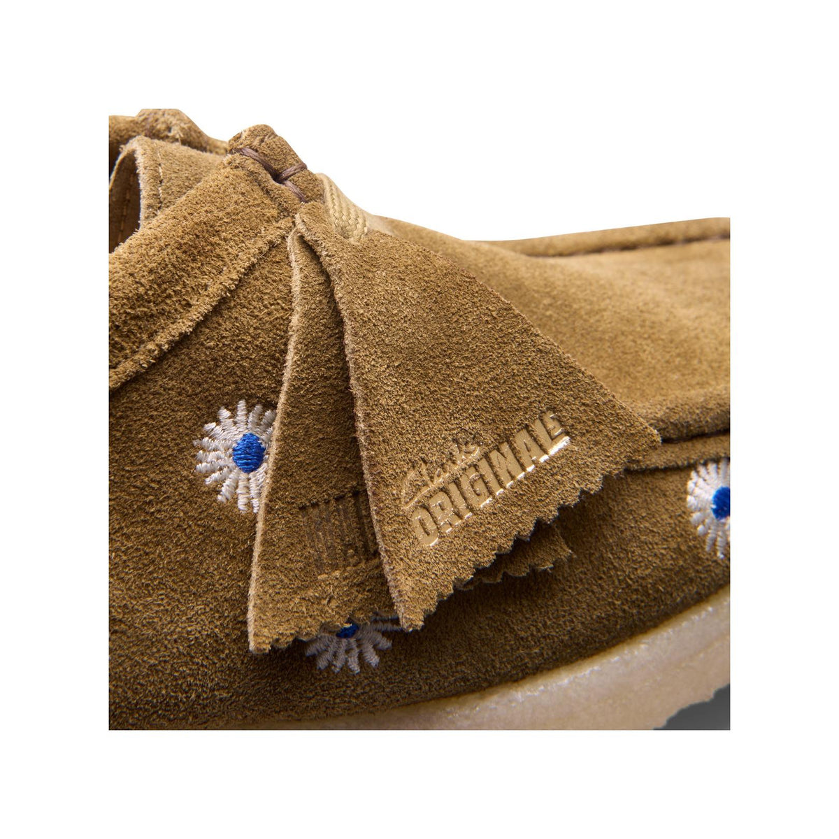 Wallabee - Dark Olive Emb - Women