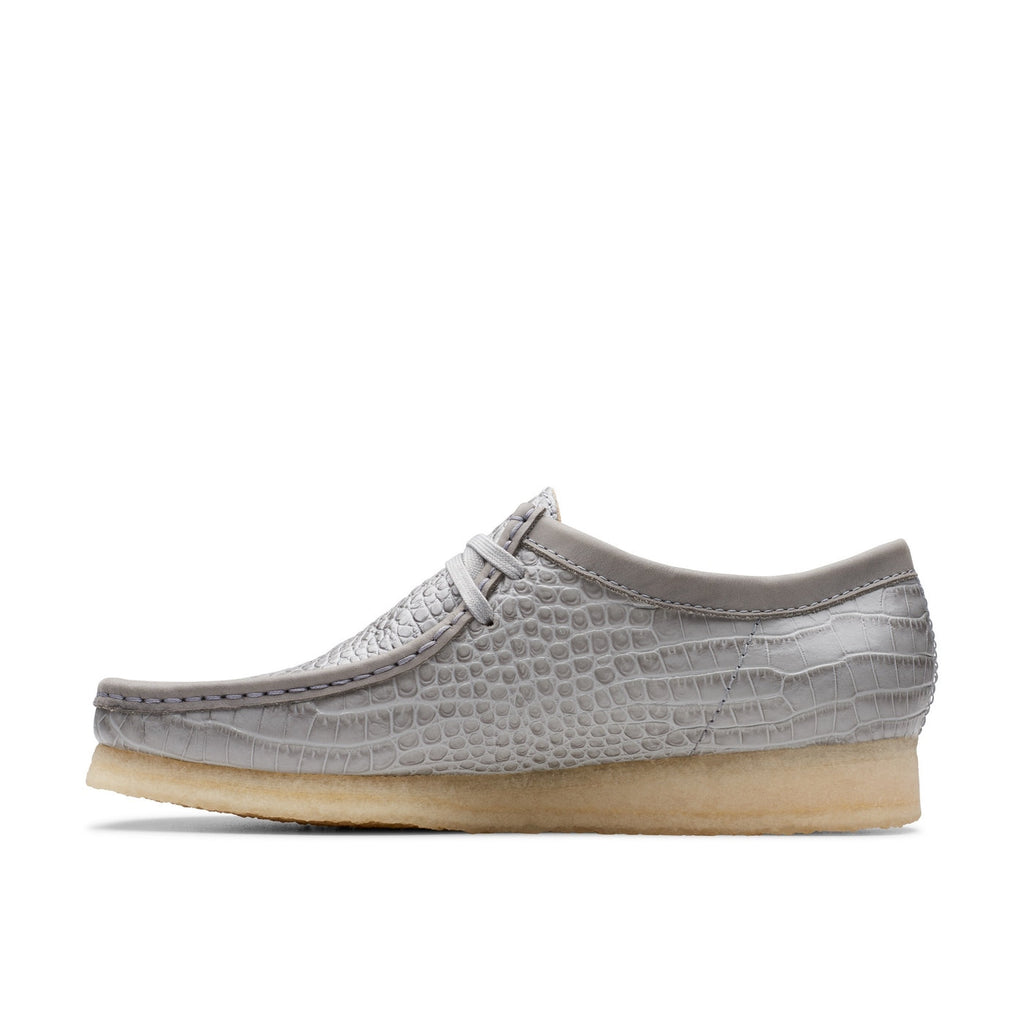 Wallabee Shoes - Grey Croc - Men