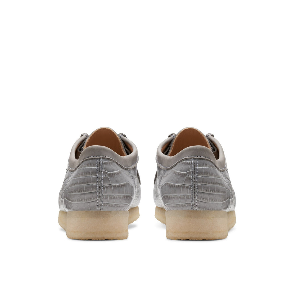 Wallabee Shoes - Grey Croc - Men