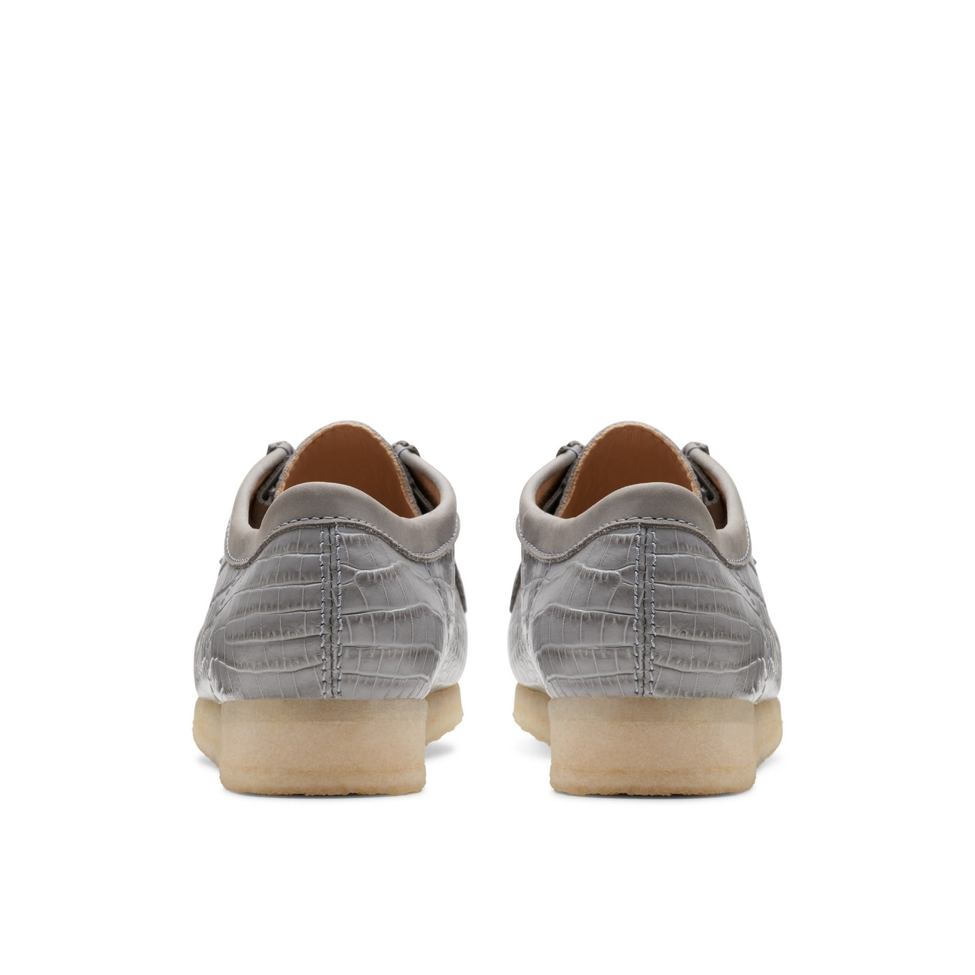 Wallabee Shoes - Grey Croc - Men