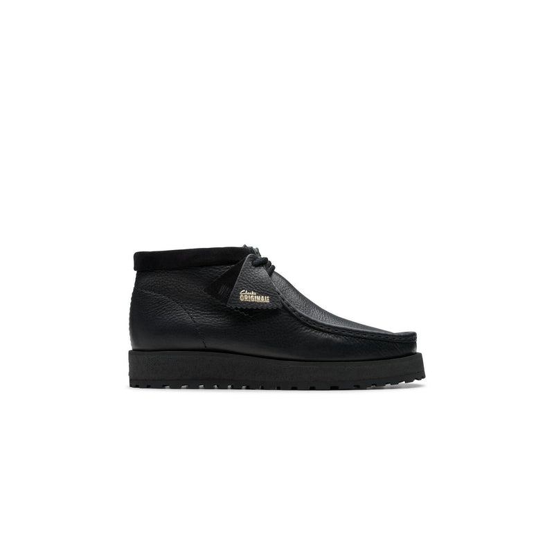 Wallabee Scout - Black Leather - Men