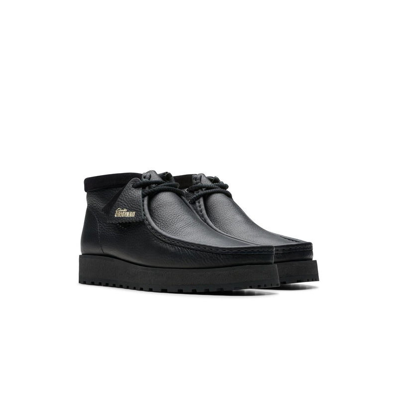 Wallabee Scout - Black Leather - Men