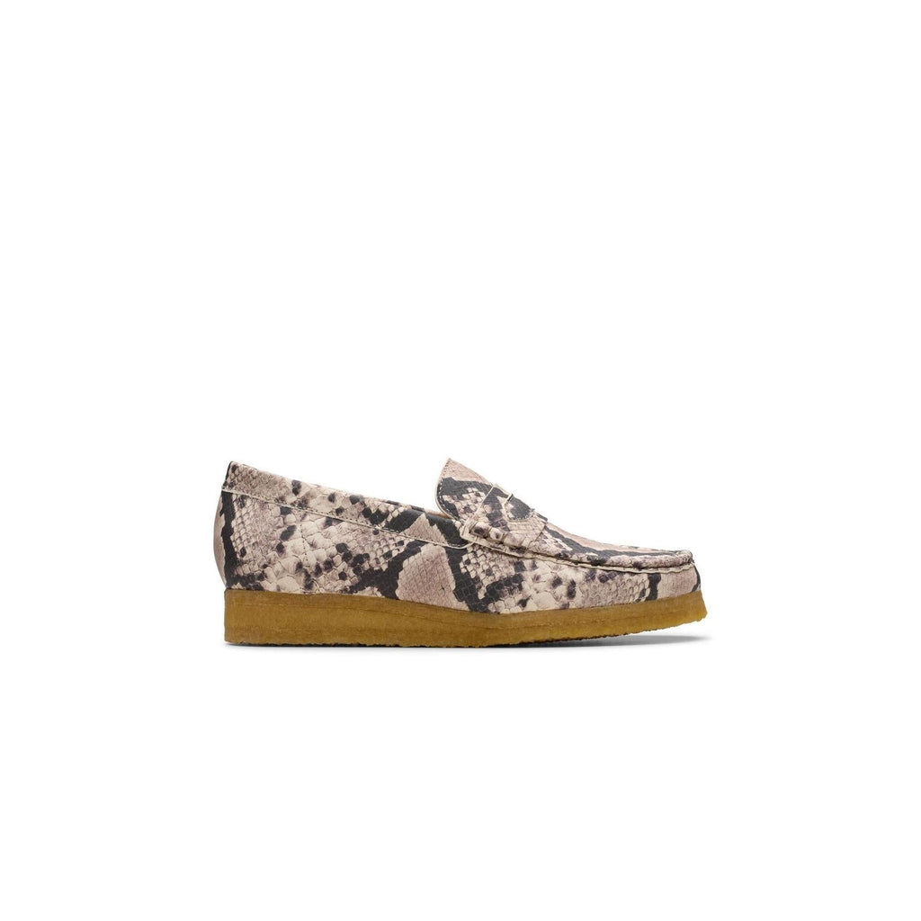 Wallabee Loafer - Grey Snake Leather - Femme