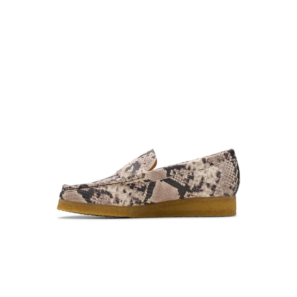 Wallabee Loafer - Grey Snake Leather - Femme
